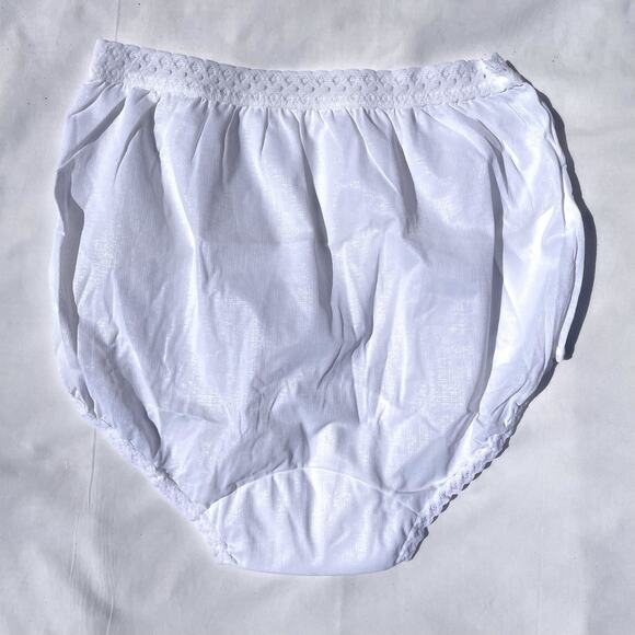 Vintage Lot Of 3 Silky Granny Panties Mushroom Gusset 5 USA New 158 - Picture 7 of 9